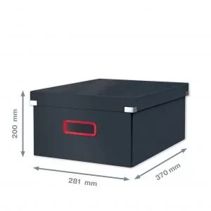 LEITZ Storage Box C&S Cosy Large velvet grey