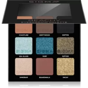 Sigma Beauty Party on The Go eyeshadow palette shade Beachy 9 g