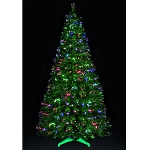 Premier Fibre Optic Christmas Tree - 7ft