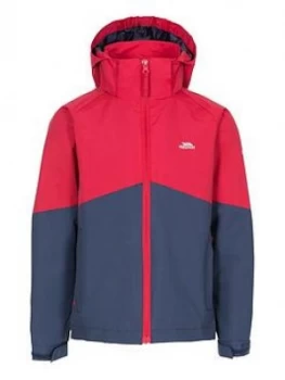 Trespass Boys Dexterous Jacket - Red/Navy, Red/Navy, Size 5-6 Years
