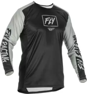 Fly Racing Lite Motocross Jersey, black-grey Size M black-grey, Size M
