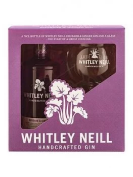 Whitley Neill Rhubarb & Ginger Gift Pack 70Cl