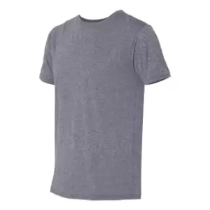 Gildan Mens Core Short Sleeve Moisture Wicking T-Shirt (3XL) (Heather Sport Dark Navy)