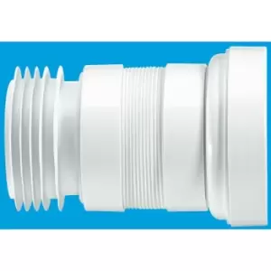 Straight Flexible 100-160mm WC Connector - 110mm Outlet - Mcalpine