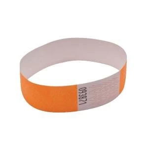Announce Wrist Band 19mm Orange Pack of 1000 AA01836