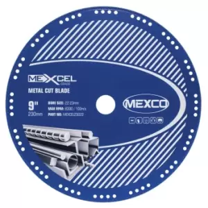 Mexco 230mm MEXCEL Metal Cutting Diamond Blade