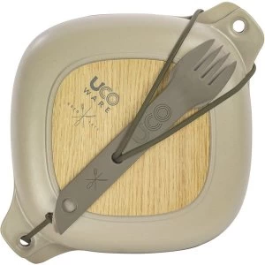 UCO 5 Piece Elements Bamboo Mess Kit Sandstone