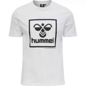 Hummel Sam Short Sleeve T Shirt Mens - White