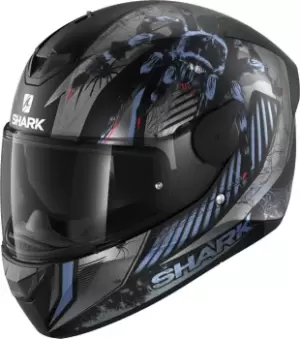 Shark D-SKWAL 2 Atraxx Helmet, black-blue, Size S, black-blue, Size S