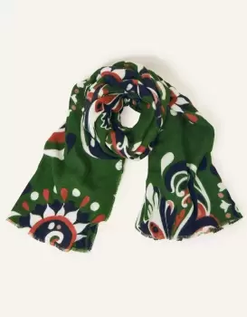 Accessorize Womens Paisley Print Blanket Scarf