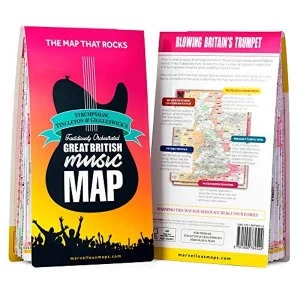 S T & G's Great British Music Map Sheet map, folded 2018