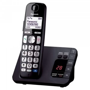 Panasonic KX-TGE720EB Easy Use Digital Cordless Telephone