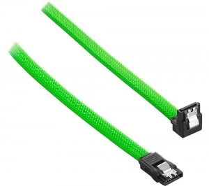 ModMesh 30cm Right Angle SATA 3 Cable - Light Green