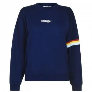 Wrangler Retro Crew Sweatshirt - Blue Depths