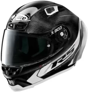 X-Lite X-803 RS Ultra Carbon Hot Lap Helmet, black-white, Size L, black-white, Size L
