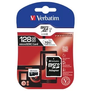 Verbatim Premium 128GB MicroSDXC Memory Card
