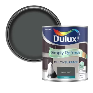 Dulux Simply Refresh Multi Surface Cannon Ball Eggshell Paint 750ml