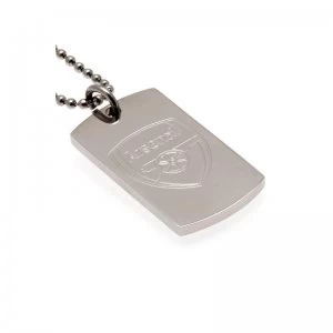 Arsenal Football Club Stainless Steel Crest Dog Tag