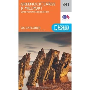 Greenock, Largs and Millport: 341 by Ordnance Survey (Sheet map, folded, 2015)