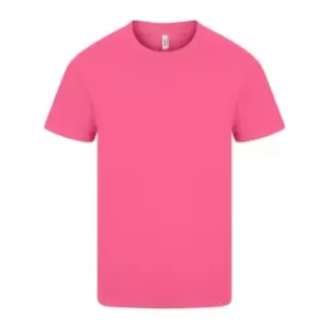 Casual Classic Mens Ringspun Tee (S) (Heliconia)