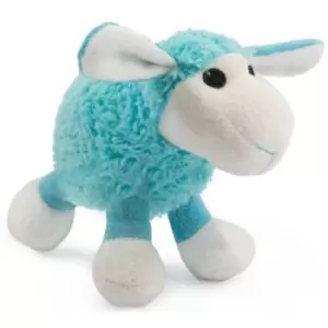 Ancol Plush Lamb Pet Toy (One Size) (Blue) - Blue