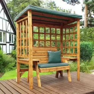 Charles Taylor Wentworth 2 Seat Arbour with Cover, Green