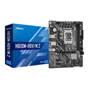 ASRock H610M-HDV/M.2 PCIe 4.0 mATX Intel Motherboard