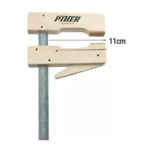 Wooden clamp 80 - Piher