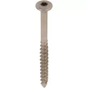 Spax A2 Stainless Steel T-STAR Plus Facade Screw With Cut Point 5.0 x 70mm (100 Pack) in Silver