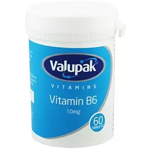 Valupak Vitamin B6 10mg 60 Tablets