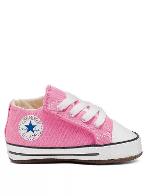 Converse Babies' Chuck Taylor All Star Cribster Soft Trainers - Pink - UK 4 Baby