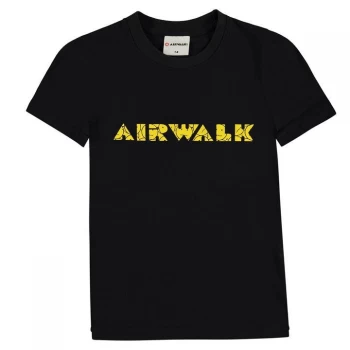 Airwalk Printed T Shirt Junior - Logo