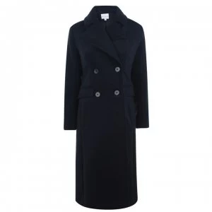 Linea Double breasted coat - Navy