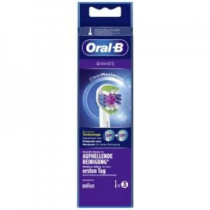 Oral-B 3D White CleanMaximizer Electric toothbrush brush attachments White