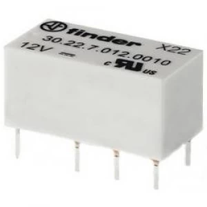 PCB relays 24 Vdc 1.25 A 2 change overs Finder 30.