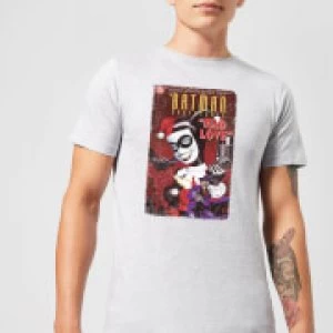 DC Comics Batman Harley Mad Love T-Shirt - Grey - 5XL
