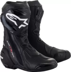 Alpinestars Supertech R Vented Motorcycle Boots, black, Size 45, black, Size 45