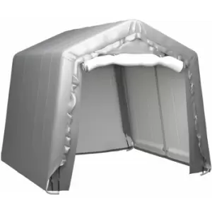 Storage Tent 240x240cm Steel Grey - Grey - Vidaxl