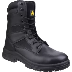 Amblers Mens Safety Combat Hi-Leg Waterproof Metal Free Boots Black Size 10