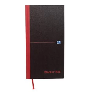Black n Red One third x A3 Hardback Casebound Notebook 90gm2 192 Pages Ruled Pack of 5