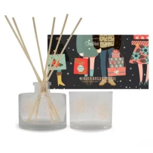 Noel Story 50ml Diffuser 100g Candle Gingerbread Cookie