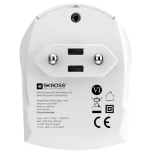 Skross 1.302421 mobile device charger White Indoor