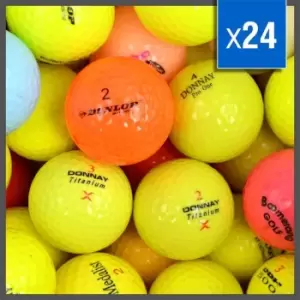 2nd Chance Grade A Recycled Golf Balls - Mixed Colours - Multi