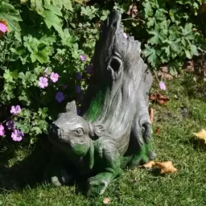 Europa Squirrel Statue Driftwood Effect