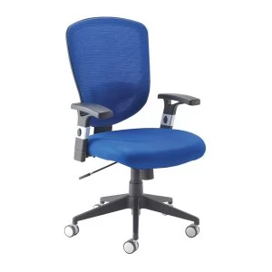 Arista Fusion High Back Mesh Chair With Lock and Tilt Blue KF73907