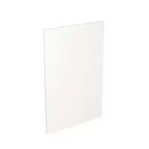 KitchenKIT Base 65cm J-Pull End Panel - Gloss White