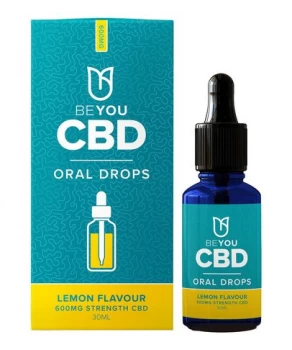 Be You Lemon CBD Oral Drops, 600mg 30ml