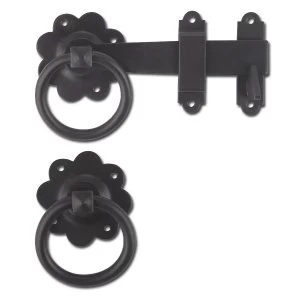 ASEC Floral Ring Gate Latch