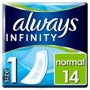 Always Infinity Normal non-winged Sanitary Pad 14PK