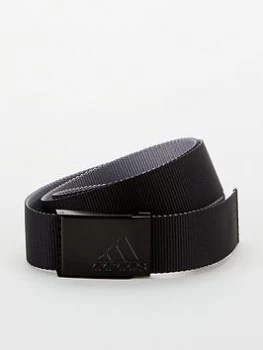 adidas Golf Reversible Web Belt - Black, Men